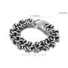 Domineering Men'S Stainless Steel Jewelry Exaggerated Personality Creative Titanium Steel Men'S Bracelet Hand Jewelry