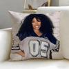 Popular Singer SZA Cushion Cover Soft & Easy-Wash Pillow Case – Versatile for Couch, Bed, Travel and Office