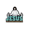 HALLOWED BE THY GAINS Enamel Pins Custom JESUS IS THE ANSWER Brooches Lapel Badges Jewelry Gift for Believer Friends