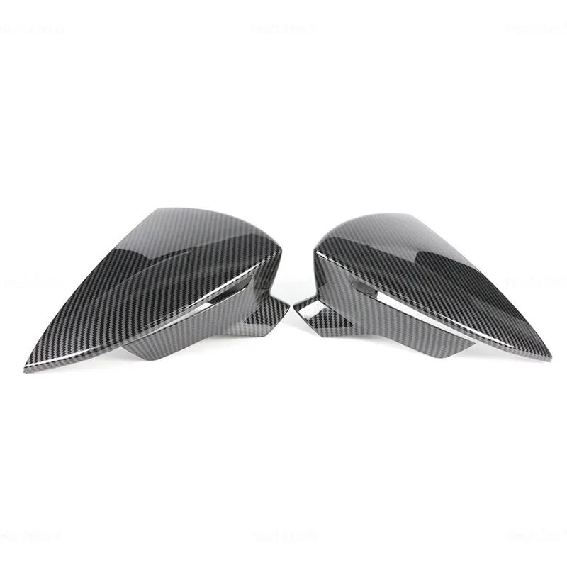 For Seat Leon Lion 5F III ST FR Cupra, Ibiza 6F V KJ1 , Arona KJ7 Carbon Fiber Look Mirror Cover Replacement Side Mirror Caps
