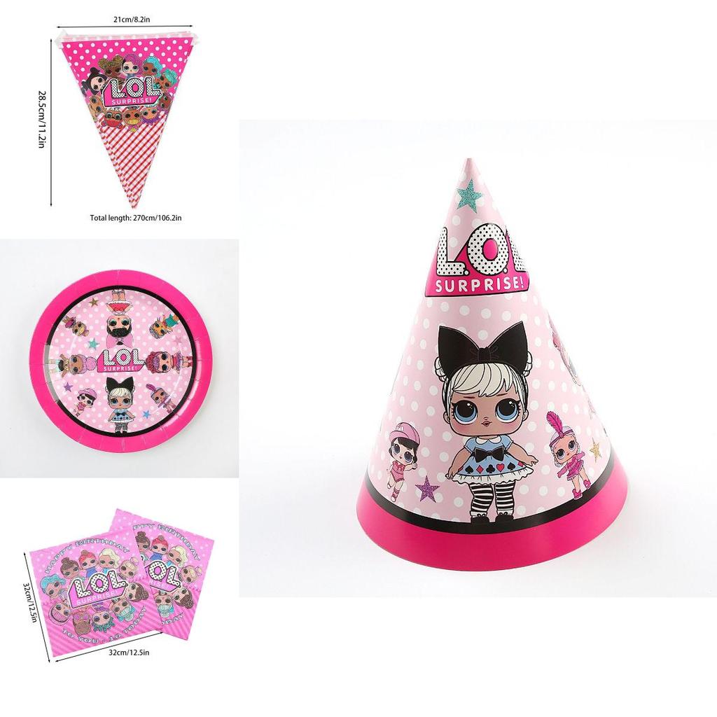 Delightful Lol Theme Party Supplies For Vibrant Birthday Decorations And Favors