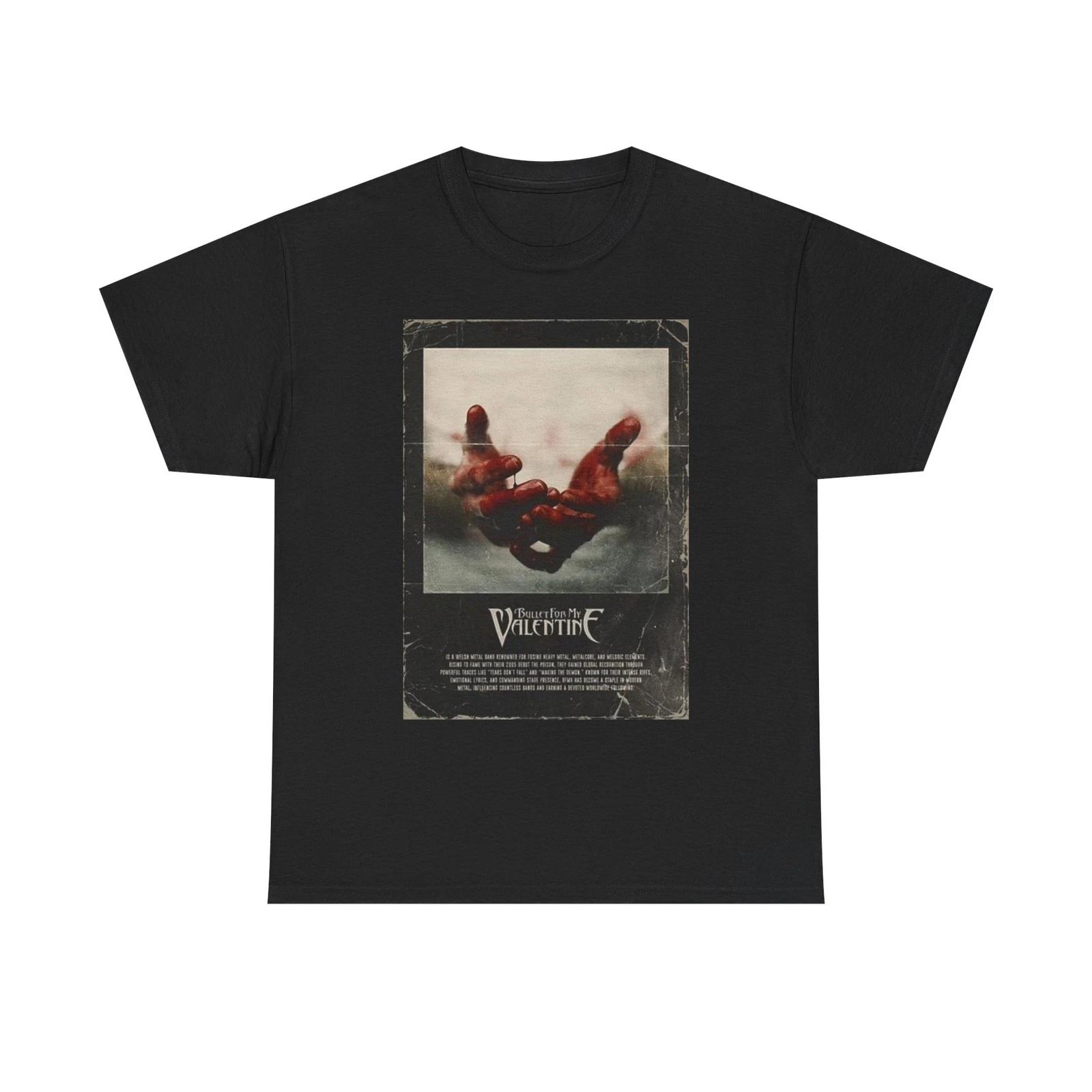 

Bullet For My Valentine Graphic T Shirt Vintage Rock Unisex Heavy Cotton Tee 3XL