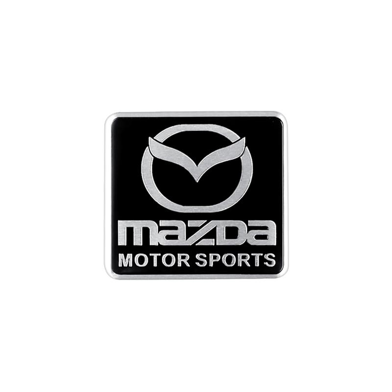 3D Aluminum Car Trunk Body Sticker Auto Emblem Exterior Decals Accessories For Mazda 3 6 MS Atenza Axela CX-5 CX-8 RX-8 GG GJ BK FF10