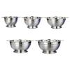 Stainless Steel Kitchen Strainer Large Capacity Colander For Fruit Basket In Kitchen Metal Colander