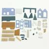 New Fairytale Town House DIY Mini Wooden Dolls Miniature Accessories Handicraft Building Assemble Toy Crafts home decoration