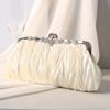 Fuchsia Color Female Evening Messenger Clutch Elegant Small Phone Money Shoulder Wedding Purse Chain Lady Girls Party Bag Wallet