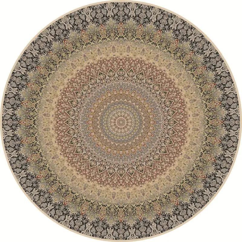 American Ethnic Bohemian Round Carpet Living Room Bedroom Decorate Coffee Table Rug Hanging Basket Computer Swivel Chair Mat