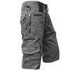 Herren-Shorts, locker sitzende, gerade Röhre, Sommermode, lässig, mehrere Taschen, Arbeitshose aus reiner Baumwolle