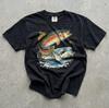 Comfort Colors Rainbow Trout Fishing T-Shirt, Fly Fishing Art Tee, Vintage Wildlife Graphic