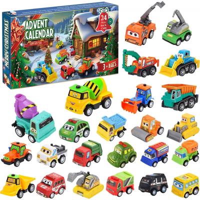 Arrival Calendar Includes 24 Christmas Decorations Countdown Engineering Vehicle Arrival Calendar Christmas Countdown
