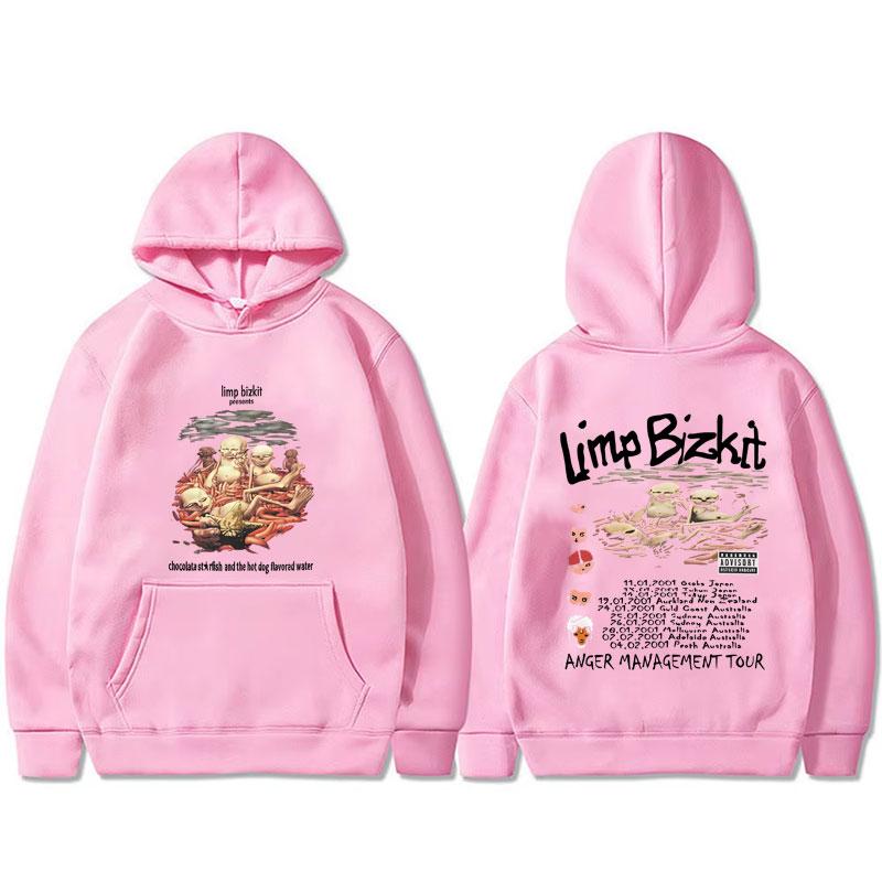 Rock Band Limp Bizkit Anger Management Tour Hoodie Men Women Casual Oversized Pullover Hoodies Hip Hop Streetwear
