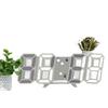 High-End LED 3D Digital Wall & Desktop Alarm Clock