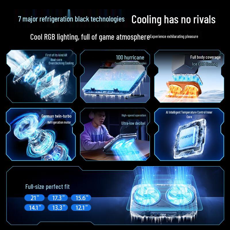 High-Performance Gaming Laptop Cooler Stand