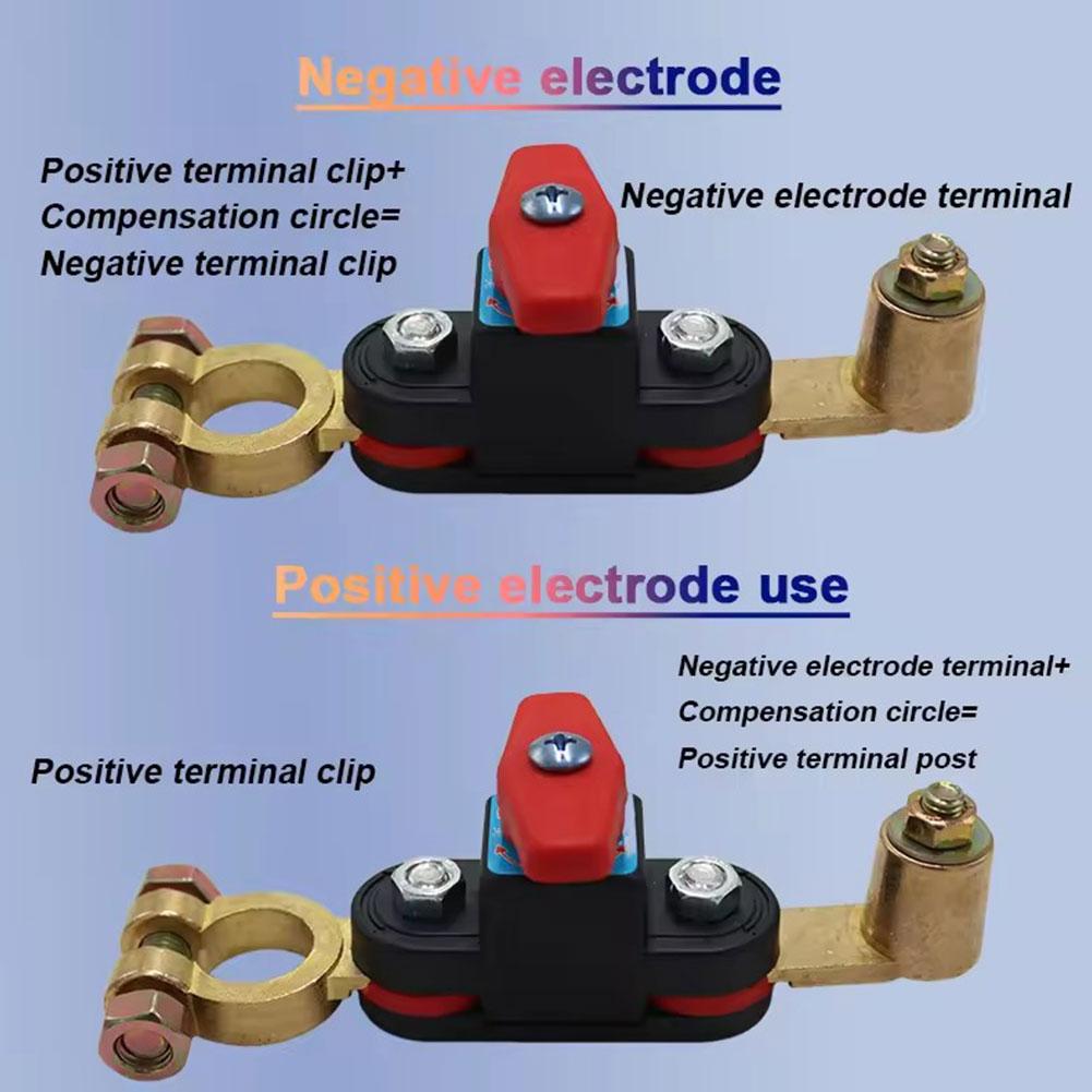 Car Battery Disconnect Switch Bidirectional Rotatable Joint Switch Disconnect Isolator Car Battery Power Switch Off Parts