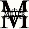 Custom Iron Nameplate - Personalized Outdoor Letter Sign, Outdoor/Indoor Wall Art Decoration, Presents for Weddings/Housewarming