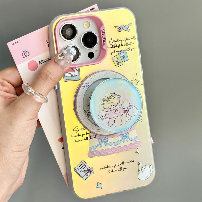 Zhitai Magnetic Frosted Laser Case for iPhone 15/14 & Huawei MATE 60