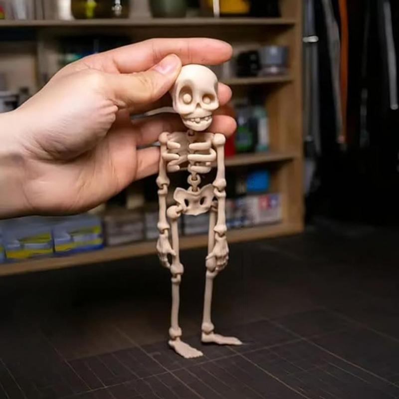 Refrigerator Magnets Poseable Skeleton Fridge Magnets Decorative Magnets for Office Kitchen Classroom Locker Whiteboard