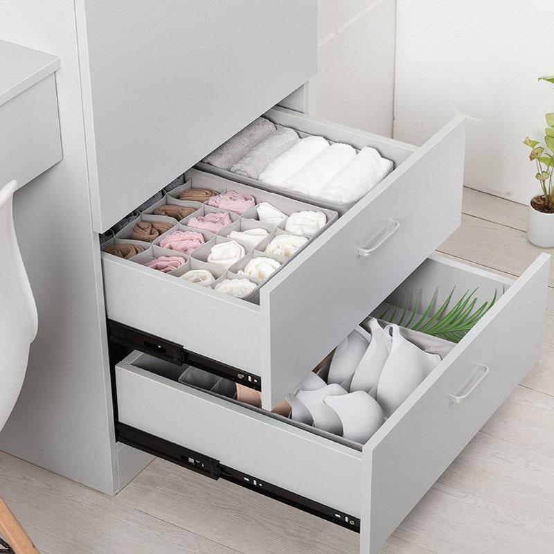 Stoffschubladen-Organizer-Box für Lingerie, Unterwäsche, BHs und Socken