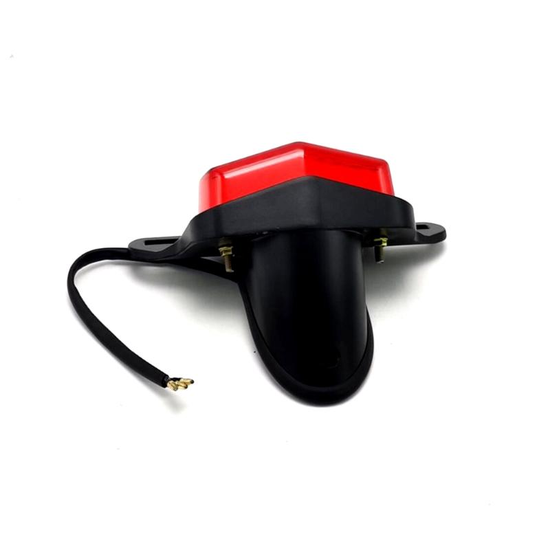 Motorcycle LED License Plate Bolt Lights Rear Brake Light 12V License Plate Lamp Professional Tail Light