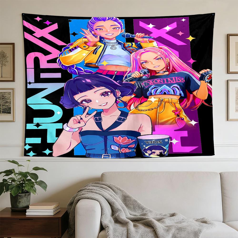 Huntress Power Squad Large Printed Wall Tapestry, Ideal Holiday Gifts, Room Decor for Dorm Bedroom Parties,Perfect Gift