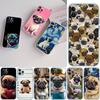 LO27 Cute Pug Dog Phone Case for LG K22 K30 K40 K40S K41 K42 K50 K50S K51 K51S K52 K61 K62 K71 K92 Q60 Q61 V40 V50 V60