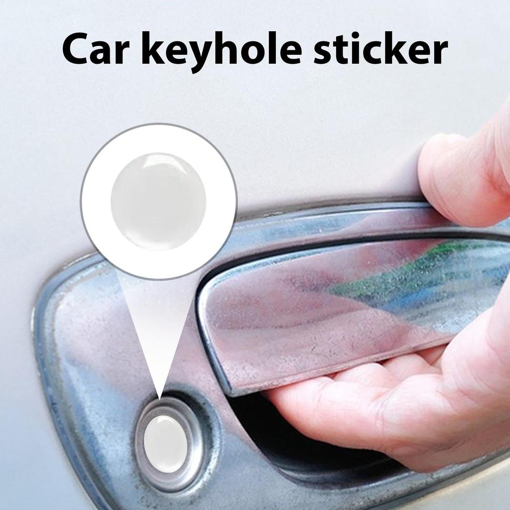 Car Door Lock Keyhole Cap Key Cylinder Cap Proof Protective Cap Trim Cover
