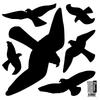Bird Repellent Self-Adhesive Window Stickers Large Set 6X10 Pcs