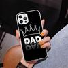 Dad And Baby Girl Boy Phone Case For iPhone 17 Air 16 Pro Max 16E 15 + 14 Plus 11 12 13 Mini 7 8 SE Gift Print Cover Fundas 17 A