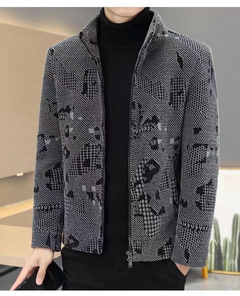 2025 Men's Thickened Woolen Autumn/Winter Casual Jacket Coat