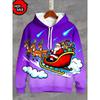 Funny Design Christmas Squirrel Deer 3D Printed Hoodies For Man Clothes Fashion New In Hoodie Santa Claus Cosplay Top Sweatshirt