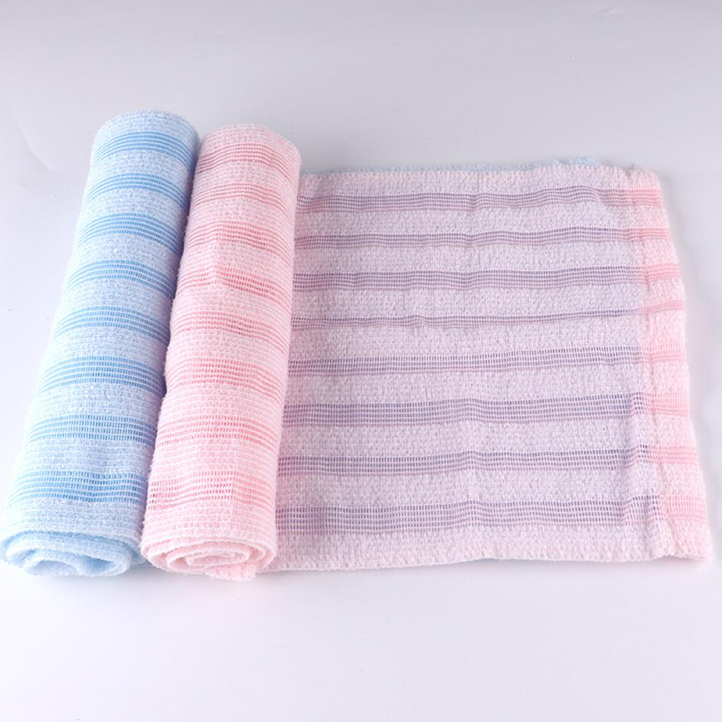 4 ks Japonský třecí žínka Koupelnový nylonový ručník Kartáč na záda Ručníky Exfoliační houbička do sprchy Tělo Koupelnové doplňky