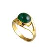 Green Onyx Gemstone Ring, Yellow Gold Ring, 925 Sterling Silver, Ring For Sale, Statement Ring, Designer Ring