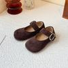 Autumn Leather Shoes Girls Solid Color Princess Shoes Soft Sole Birkenten Shoes Kids Shoes