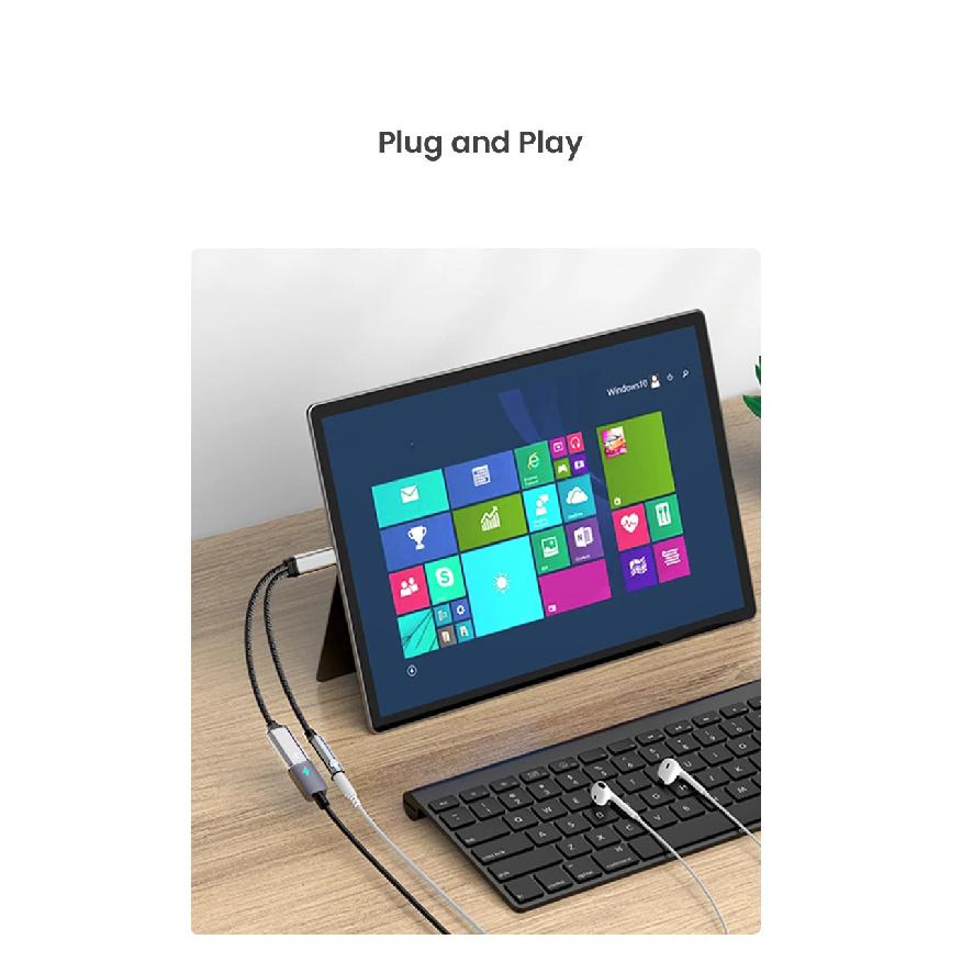 2 in 1 USB C To 3.5mm Headphone Jack Adapter Type C PD 60W Charge Audio Aux Adaptor For iPhone 15 Series Samsung Xiaomi Huawei