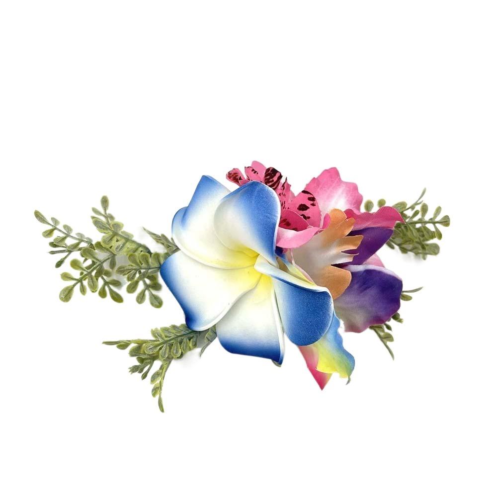 

Sweet Eggs Flower Side Clip Bohemian Style Girls Hairpin Simple Frangipane Hair Clip Holiday Style 5