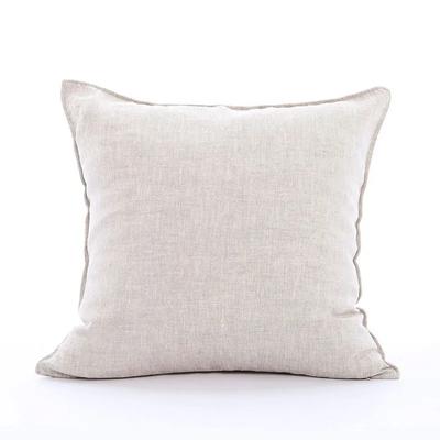 Waist Pillow Cover Sofa Linen 100% Pillow Case Cotton Couch Bed Chair Decoration Durable Multi-Functional Solid Color Pillowcase