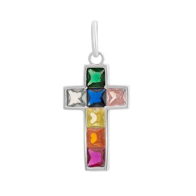 Silver Cross with Cubic Zirkonia (2146131)