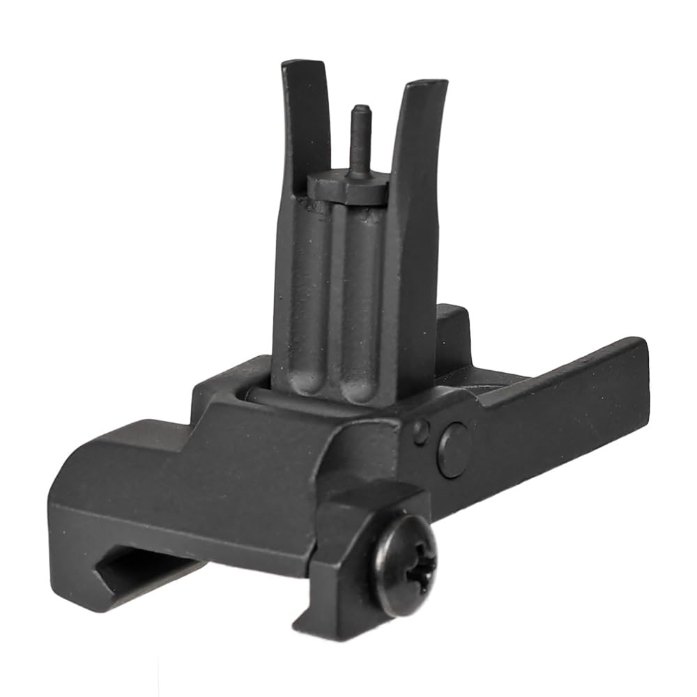 Knights Armament BUIS Replica Metal Folding Front Sight for 20mm Rails, KAC M4, with Top and Bottom Zeroing