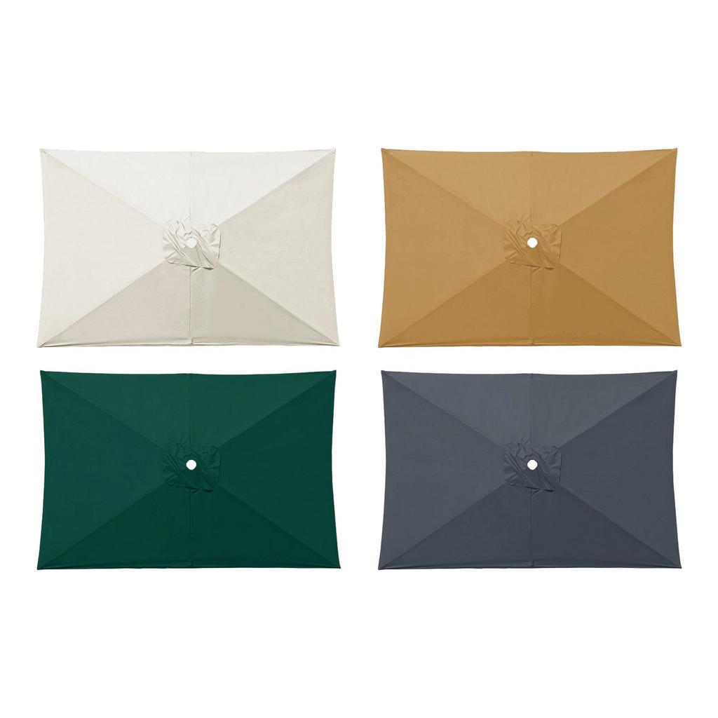 Umbrella Replacement Canopy 200cmx300cm Waterproof for Outdoor Use Home Deck