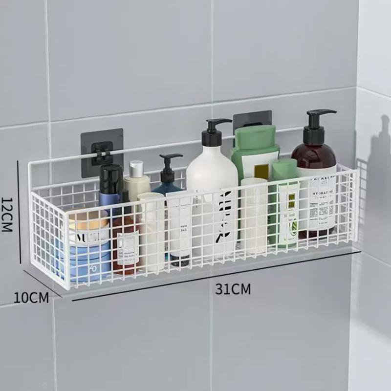 Over Faucet Sink Storage Shelf Large Punch-free Capacity Waterproof Holder for Bathroom Toiletries Kitchen Dishwashing Supplies