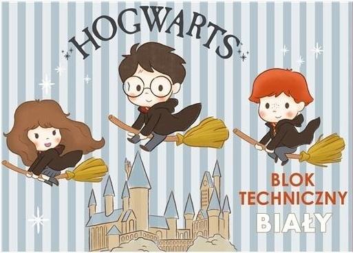 BLOK TECH BIALY A4/10k HARRY POTTER 3365 A'10