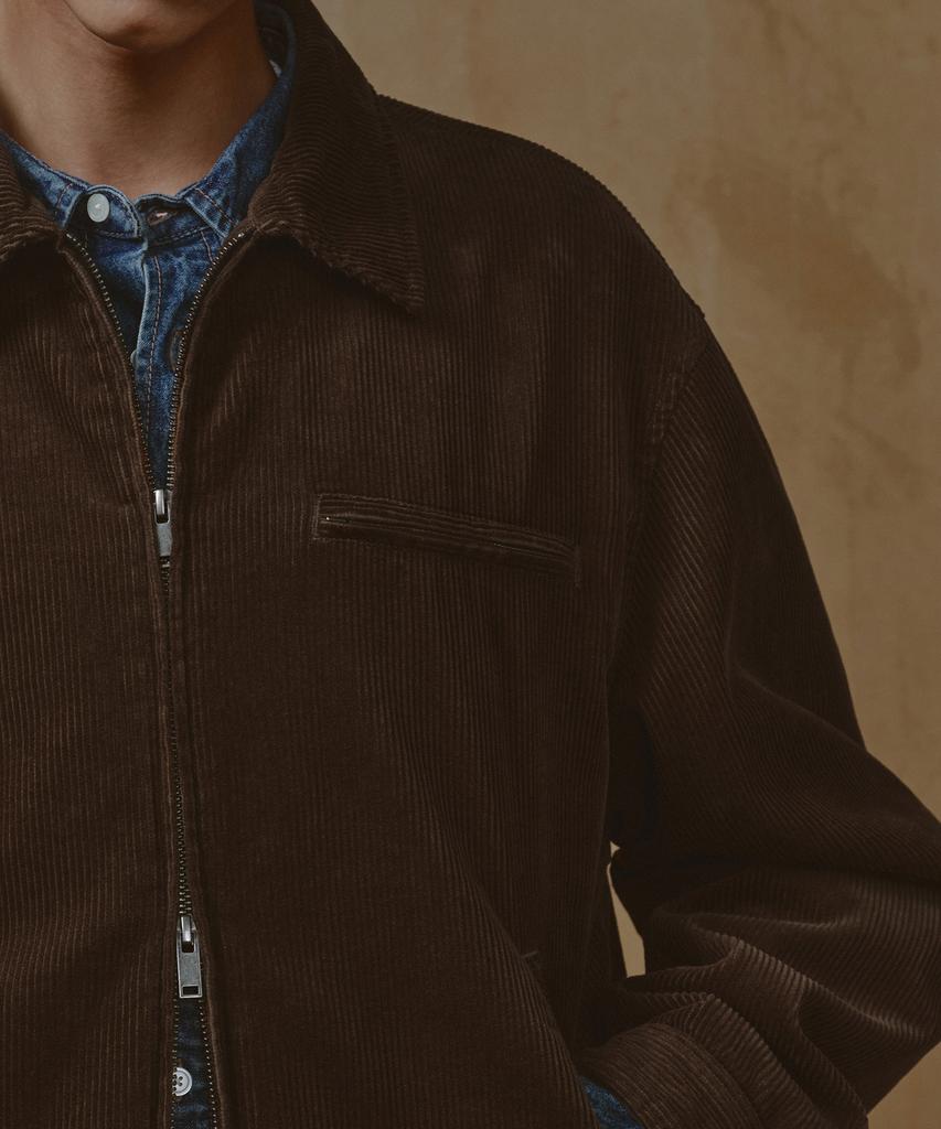 Musinsa Standard 8W Corduroy Work Jacket [Brown]