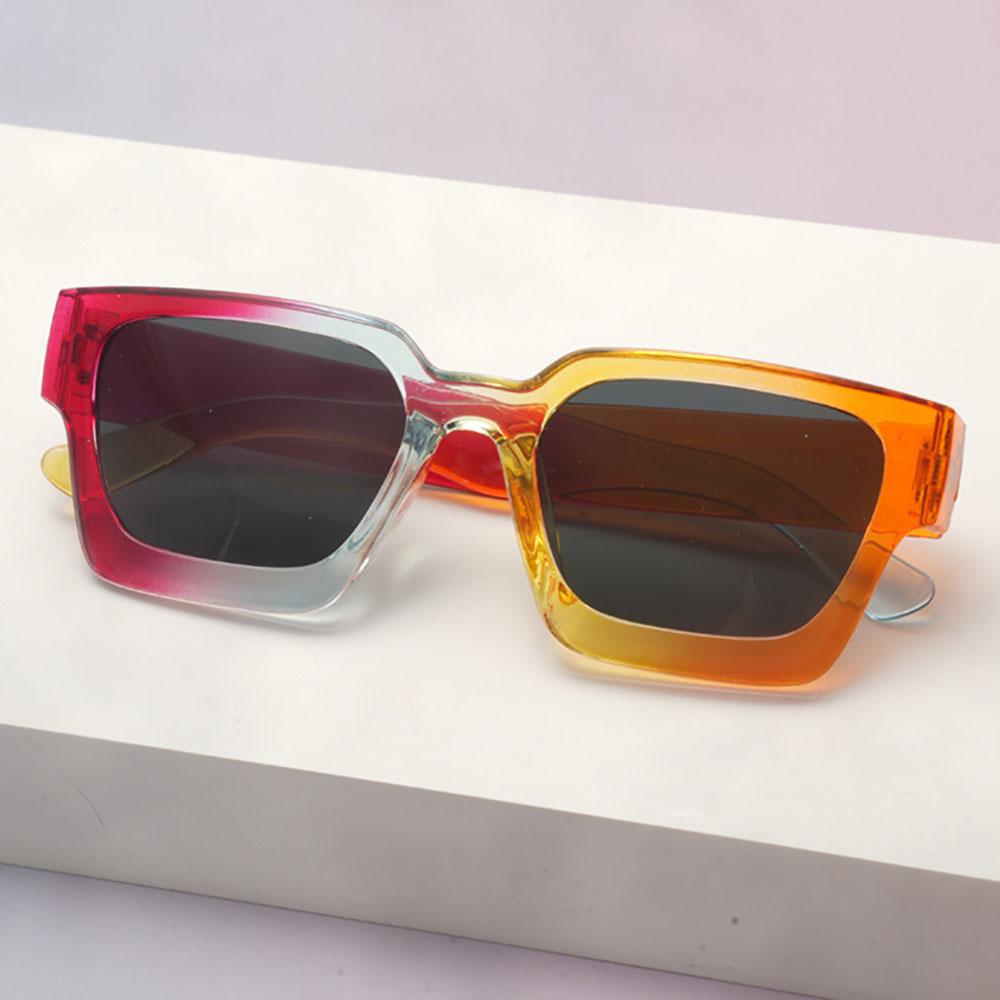 Thick Frame Eyewear Uv-Protection Square Frame Sunglasses Unisex Sunglasses Multi-Purpose Plastic Sunglasses For Outdoor Sports