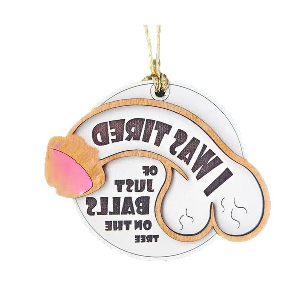 Christmas Decoration Wooden Pendants, Scene Layout Christmas Tree Decoration Pendants, Christmas Supplies Wooden Gifts