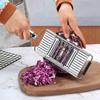Shredder Cutter Portable Stainless Steel Manual Vegetable Slicer Easy Clean Grater with Handle Multi Purpose Home Kitchen Tools