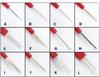 26ks Car Terminal Pin Crimping Terminal Uvolňovací stahovák Nástroj pro demontáž automobilového drátu Nástroj pro opravu automobilového drátu Nástroj pro demontáž kolíku automobilového drátu