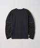 Gameoncheupaeb Stripe Layered Longsleeve (Charcoal)