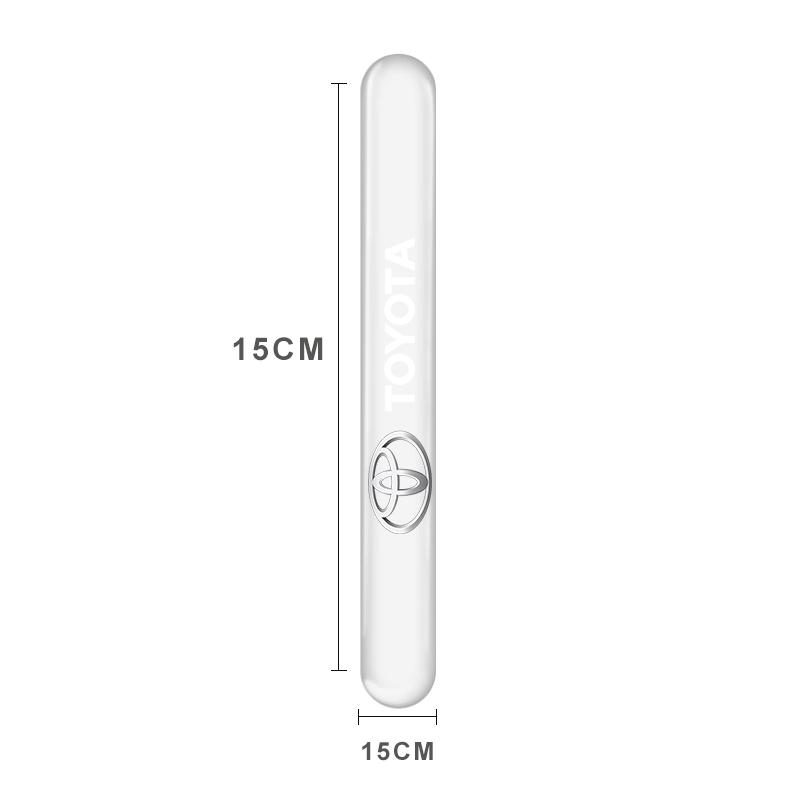 4KS Průhledný chránič proti kolizi dveří auta Nárazníková lišta Nálepka pro Toyota TRD GR Camry Corolla Yaris Chr Auris Avensis T25