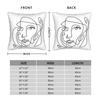 Picasso Abstraktes Gesicht Kissenbezug Polyester Kissenhülle Dekorationen Kissenhülle Wohnzimmer Dropshipping 45X45cm