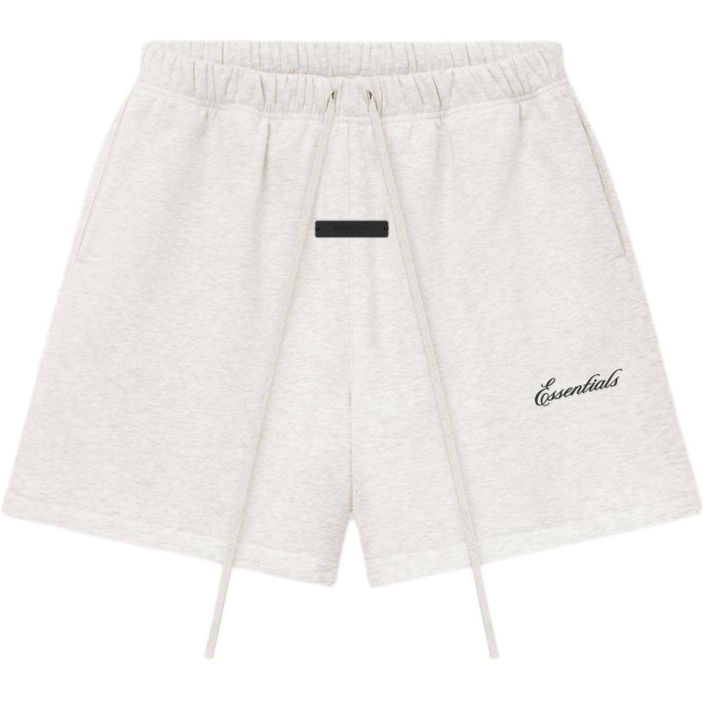 Fear of God Essentials Signature Classic Sweatshort Oatmeal Heather Unisex Bottoms Cream 160AS264102F